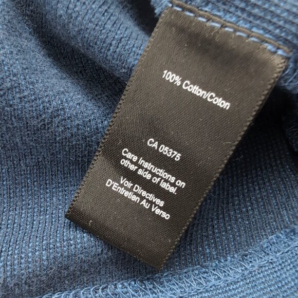 Michael Strahan Men's Blue 1/4 Quarter Zip Sweater Modern Fit, Large - Picture 5 of 8